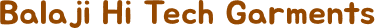 Balaji Hi-Tech Garments Logo